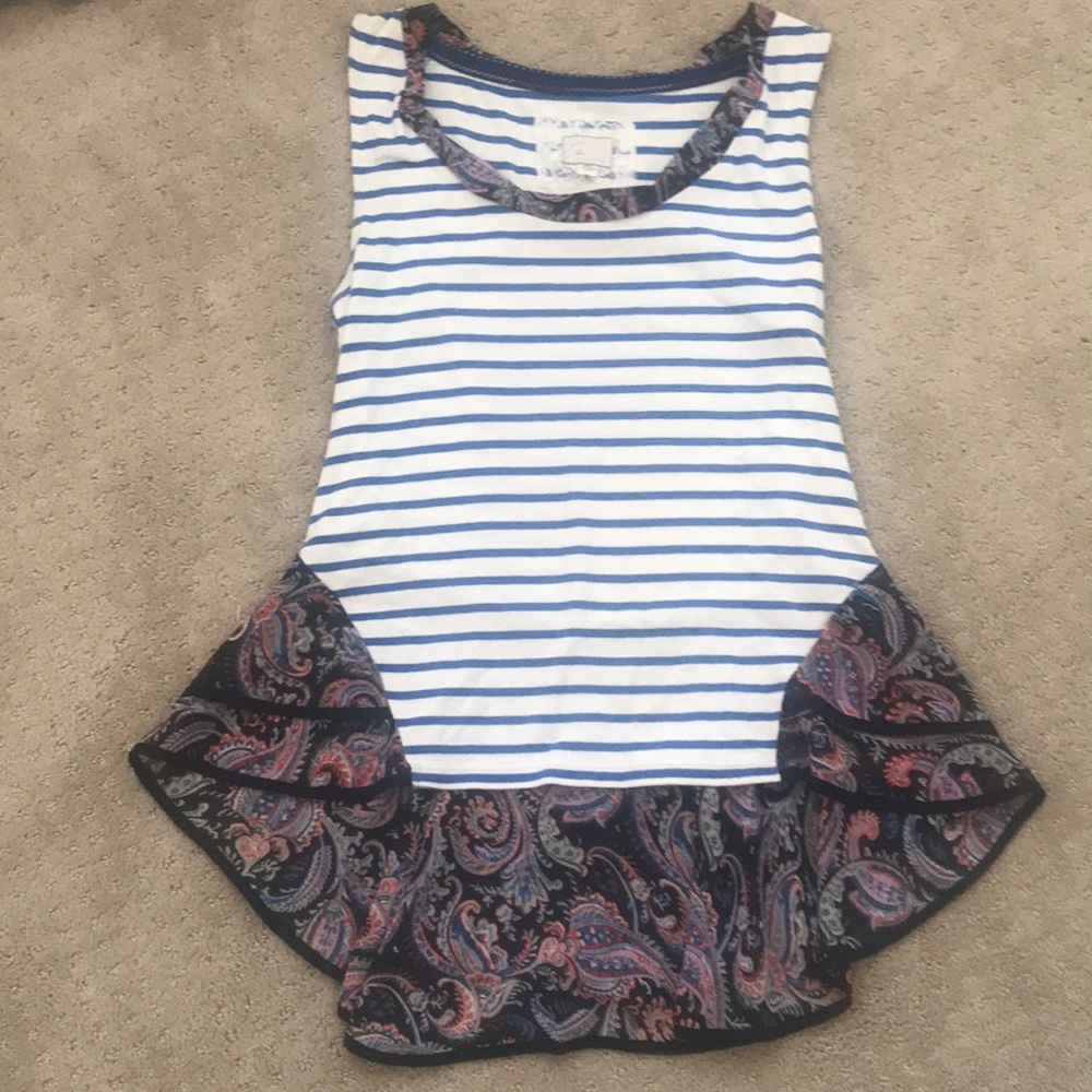 Anthropologie 9-H15 SICL tank